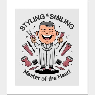 styling and smilimg master of the head Posters and Art